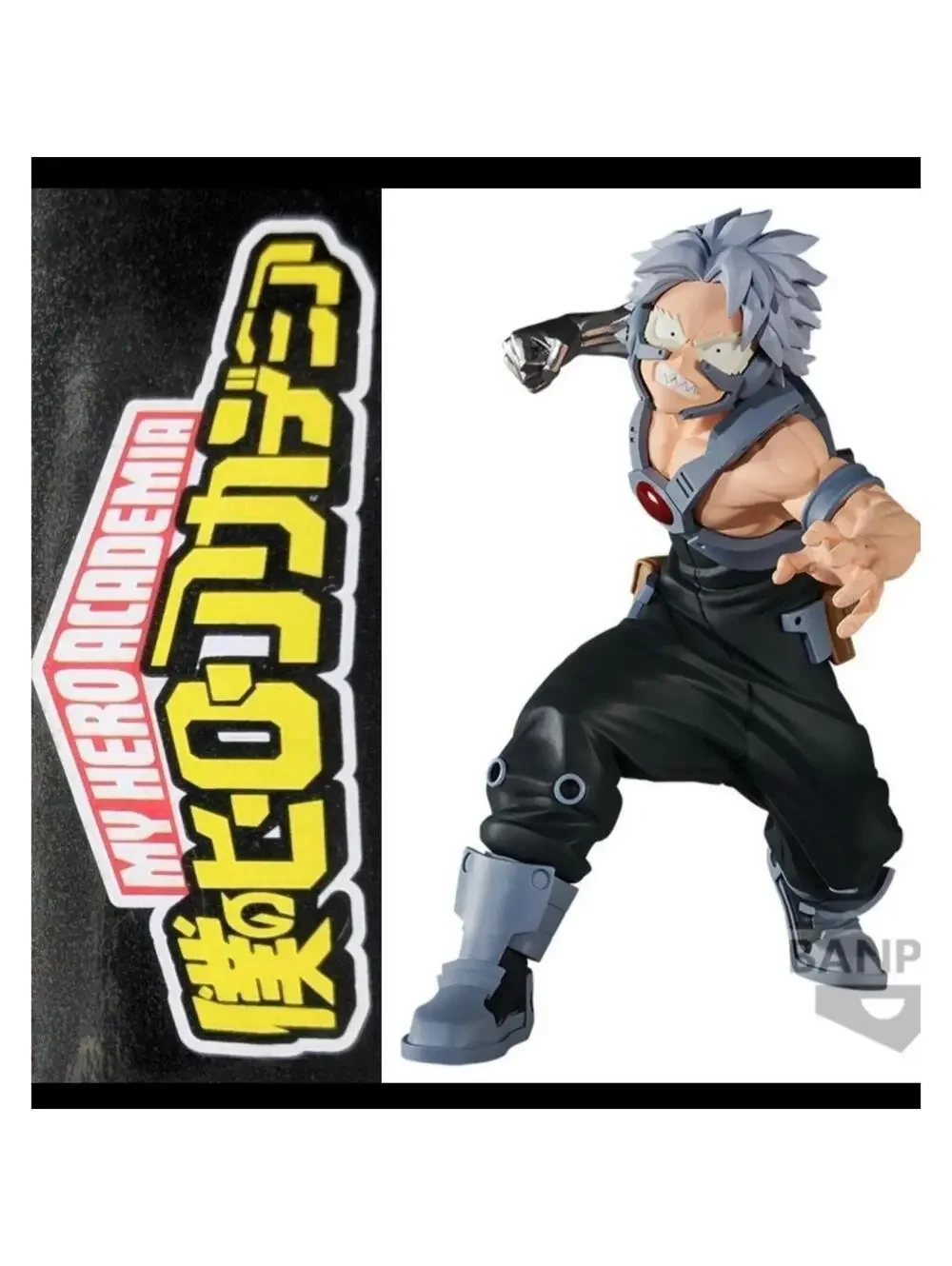 Banpresto My Hero Academia Tetsutetsu Figure Unisex OS Black New Amazing Heroes